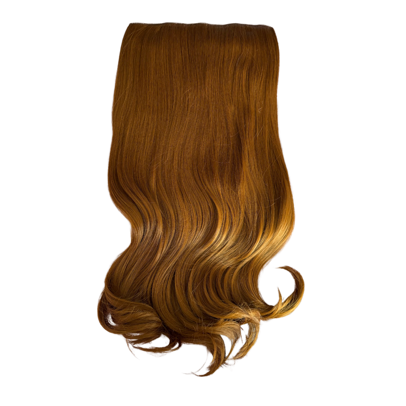 Extensiones de Cabello Vegano con clip de 24" Rojo Cobrizo