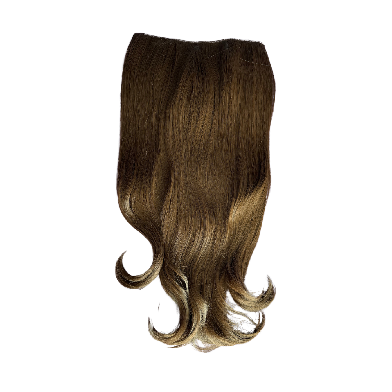 Extensiones de Cabello Vegano con malla clip tipo Comfty de 26" Chocolate profundo