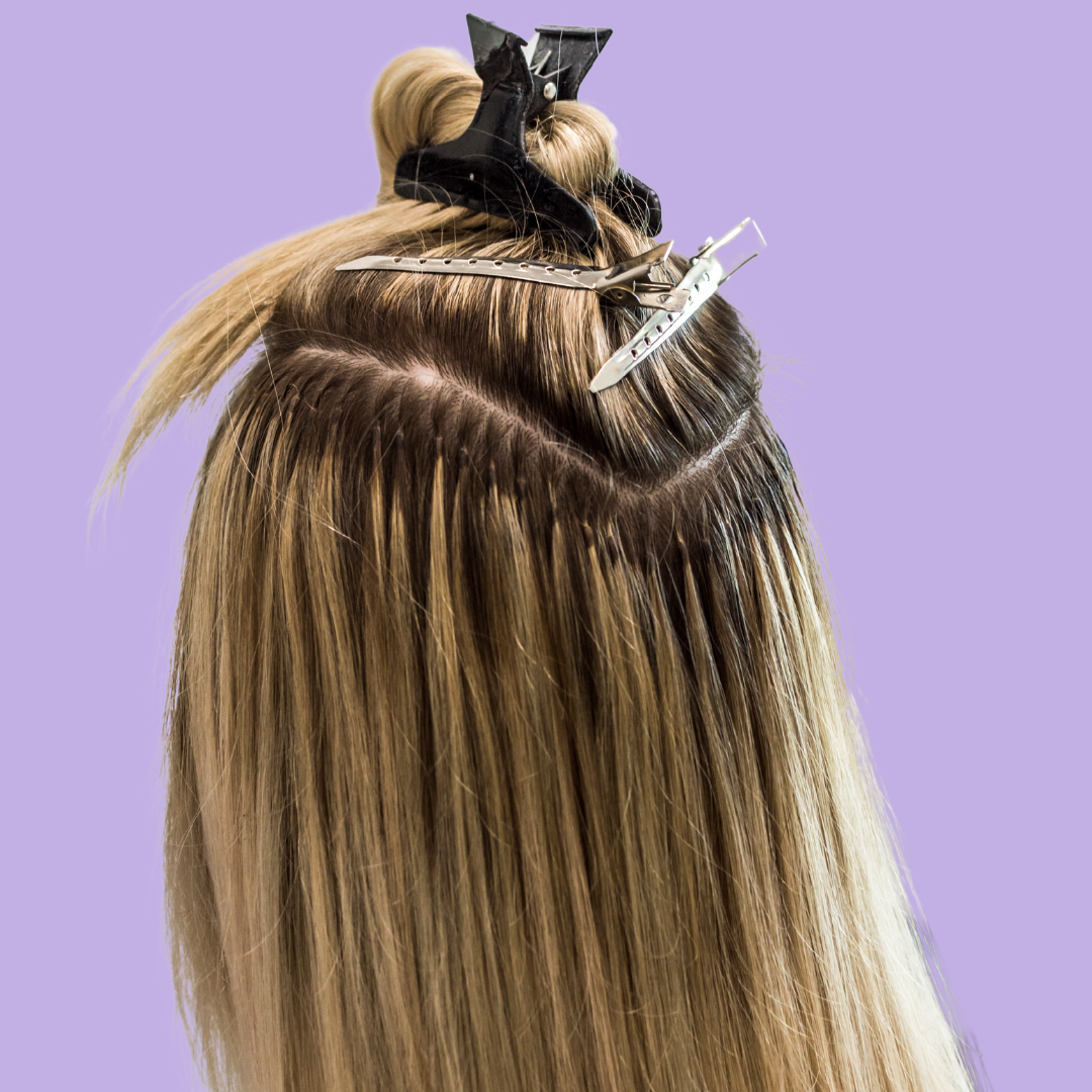 Servicio de Aplicación de extensiones cabello Premium desde 18 hasta 30 pulgadas.
