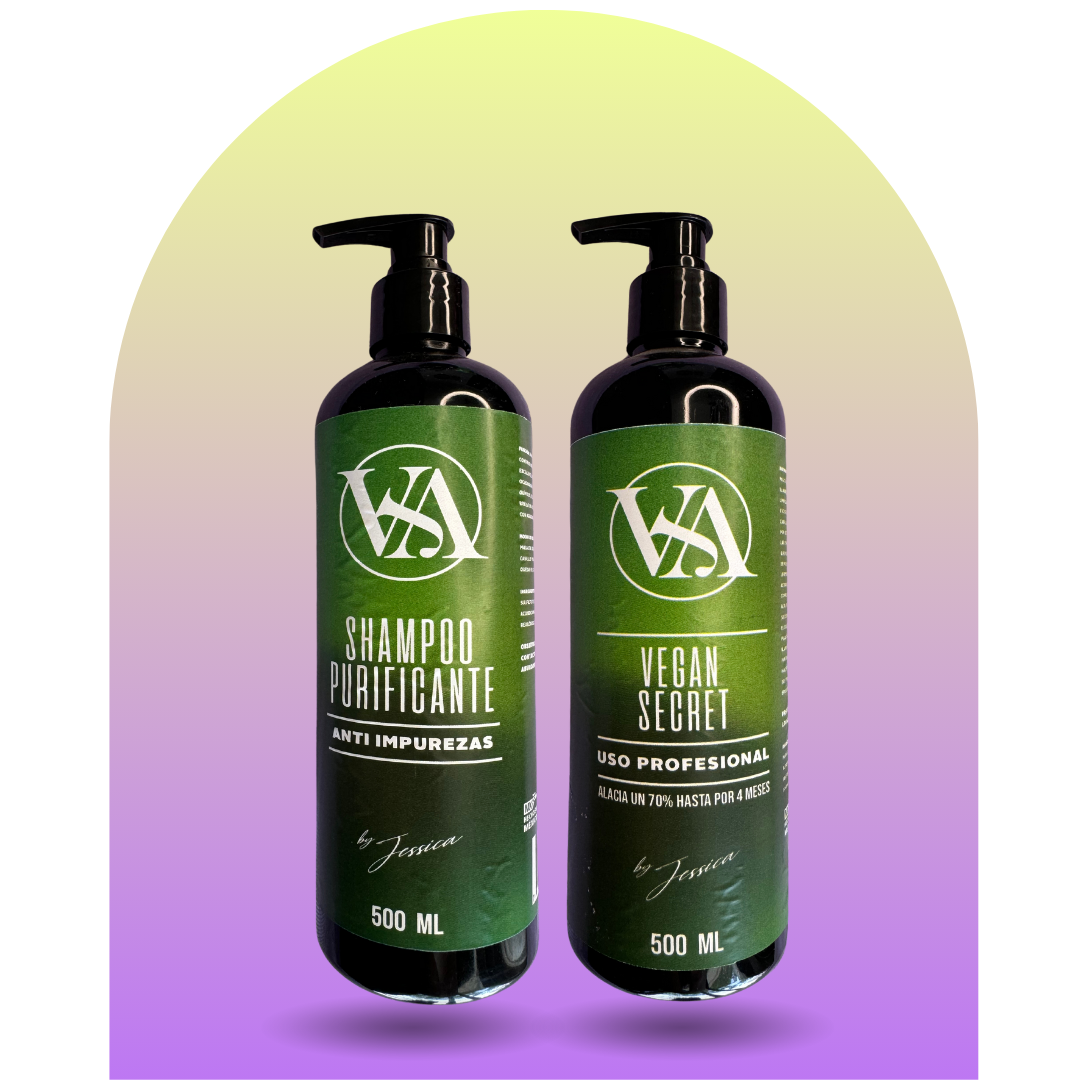 Kit de Keratina Vegana 100% libre de formol