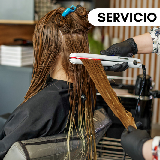 Aplicación de taninoplastia Premium con tecnología UV laser.